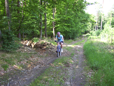 Diane im schweren Gelände